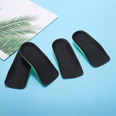2 Pair Durable Invisibility Height Increase Half Pad Shoe Inserts