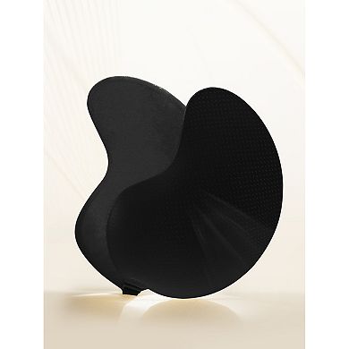 2 Packs Women's Reusable Strapless Push-up Invisible Sticky Adhesive Bras for Backless Dress