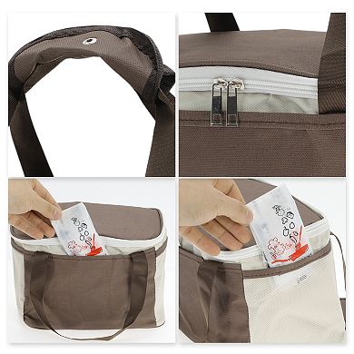 Lunch Bag for Work Office Black 1PC