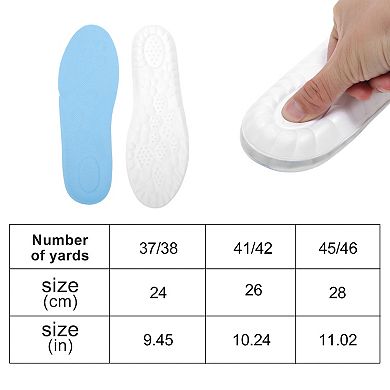 Trim to Fit Shoe Inserts Comfortable Insoles for All-Day Support 2 Pairs