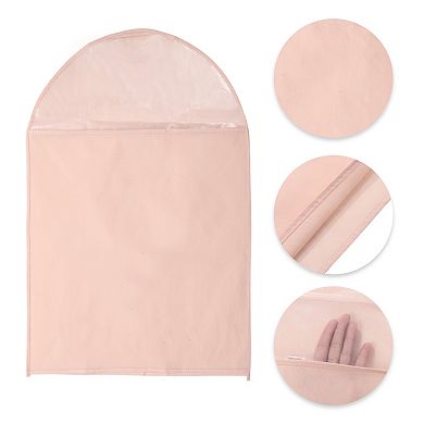 Dustproof Bottom Opening Garment Bag for Clothes Storage 3 Pcs 31.5"x23.62"