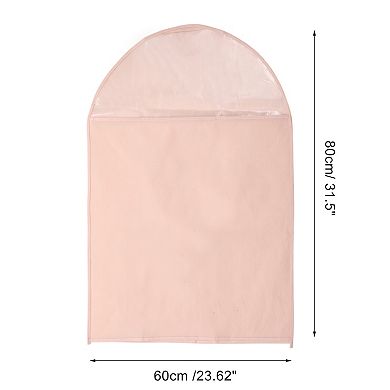 Dustproof Bottom Opening Garment Bag for Clothes Storage 3 Pcs 31.5"x23.62"