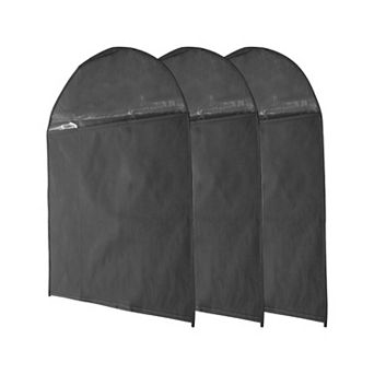 Dustproof Bottom Opening Garment Bag for Clothes Storage 3 pc 31.5"x23.62"