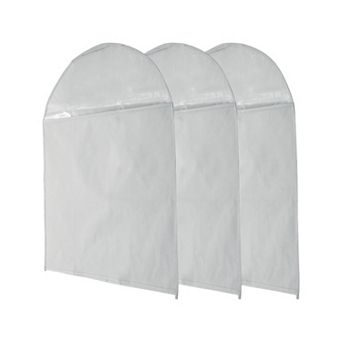 Dustproof Bottom Opening Garment Bag for Clothes Storage 3 pc 31.5"x23.62"