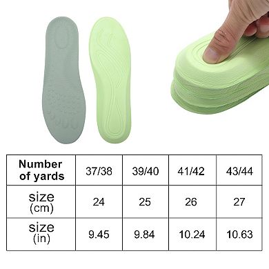 2 Pair Durable and Comfortable Shoe Inserts for Prolonged Standing and Walking Activities