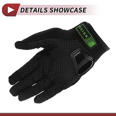 1 Pair Motorcycle Cycling Gloves Breathable Touchscreen Polar Fleece