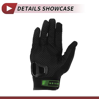 1 Pair Motorcycle Cycling Gloves Breathable Touchscreen Polar Fleece