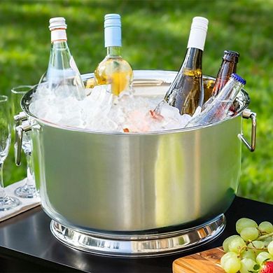 Stainless Steel Single Wall Beverage Tub for Parties - 4.3 Gallon