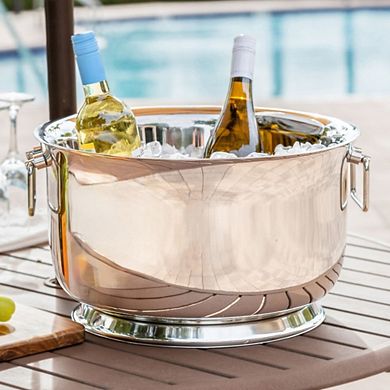 Stainless Steel Single Wall Beverage Tub for Parties - 4.3 Gallon