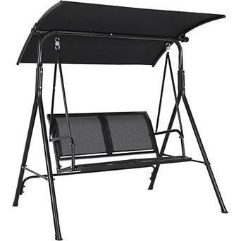 Outdoor Swing Chair 2-Seat for Patio Garden Backyard