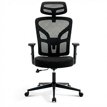 Ergonomic Mesh Office Chair, Adjustable Lumbar Support & High Back for Home Office Gaming