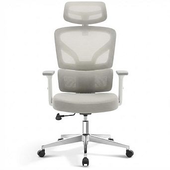 Ergonomic Mesh Office Chair, Adjustable Lumbar Support & High Back for Home Office Gaming