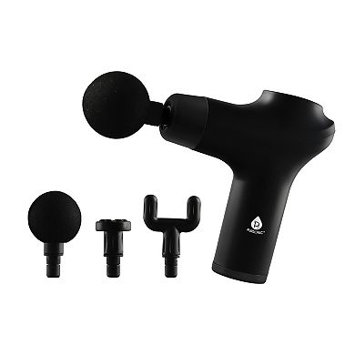 Ultimate Relaxation Bundle: Heated Chair Mat, Rechargeable Rolling Massager, and 3-Speed Massage Gun