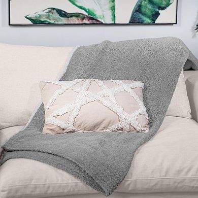 Cotton Macrame Decorative Throw Pillows - 2 Pack