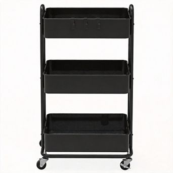 3 tier Metal Rolling Utility Cart