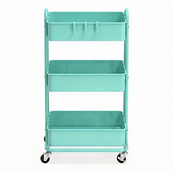 3 tier Metal Rolling Utility Cart