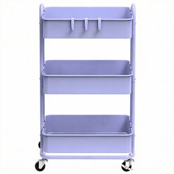 3 tier Metal Rolling Utility Cart