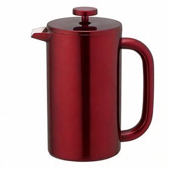 12oz Stainless Steel French Press Dual Filter Coffee Maker