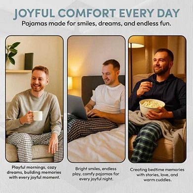 3 Pack Mens Flannel Pajamas Pants Ultra Soft