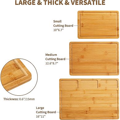 Bamboo Wood Cutting Boards