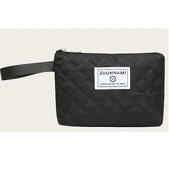 3D Diamond Patterned Small Square Tote, Hand bag with Dry Wet Separation & Double-sided Pockets