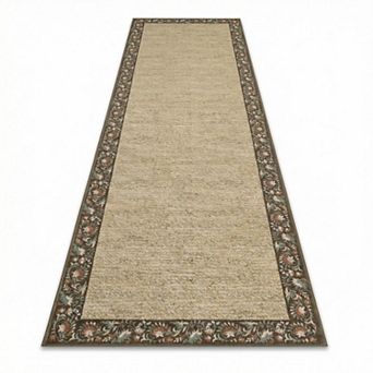 Area Rugs for Living Room, Washable Floral Bordered Large Bedroom Rugs