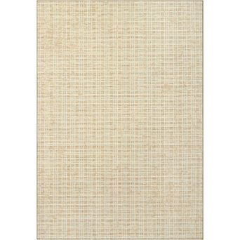 Modern Plaid Printed Area Rugs with Non-Slip Backing, Stain-Resistant Soft Low Pile Accent Rugs