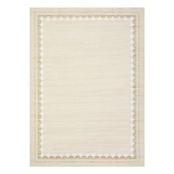 Area Rugs for Living Room, Border Rug Washable Rug for Bedroom, Stain Resistant Throw Carpet
