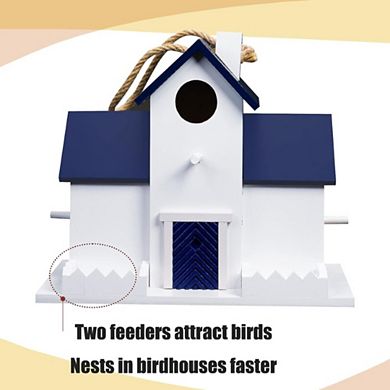 Wooden Outdoor Hanging Bird House