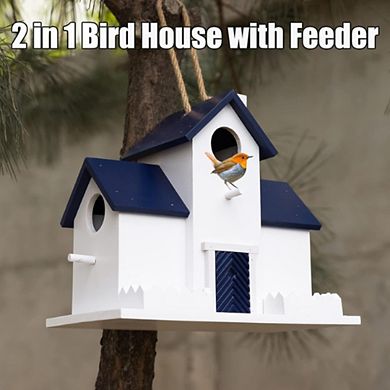 Wooden Outdoor Hanging Bird House