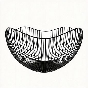Wave Wire Fruit Bowl for Kitchen Counter