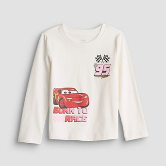 Baby & Toddler Girl Jumping Beans® Disney's Cars Lightning McQueen Graphic Long Sleeve Tee