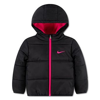 Toddler Girls Nike Essentials Water Resistant Artic Fleece Heavyweight Puffer Jacket