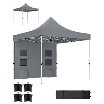 Outsunny Heavy Duty Pop Up Canopy Tent, UPF50+