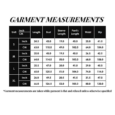 Women's 2-Piece Set Long Sleeve Striped Pajama Top and Relaxed Fit Lounge Pants