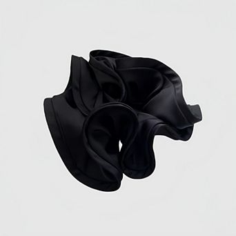 Women's Satin Hair Scrunchies 6 pc Set with Soft Stretch Elastic and Smooth Lightweight Finish