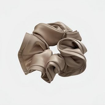 Women's Satin Hair Scrunchies 6 pc Set with Soft Stretch Elastic and Smooth Lightweight Finish
