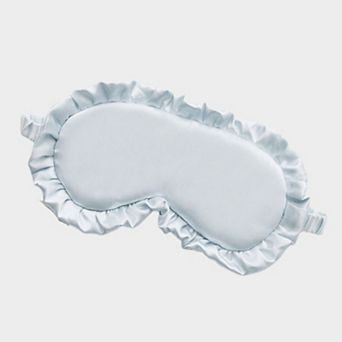 Women's 2 pc Set Satin Sleep Eye Mask with Soft Padded Design and Elastic Strap