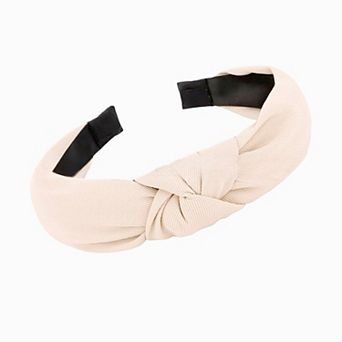 Women's Twisted Fabric Headbands 3 pc Set with Soft Stretch Fit and Padded Comfortable Design