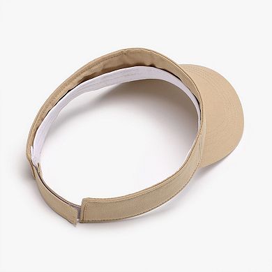 Women's Classic Visor Hat with Curved Brim Lightweight Adjustable Headwear