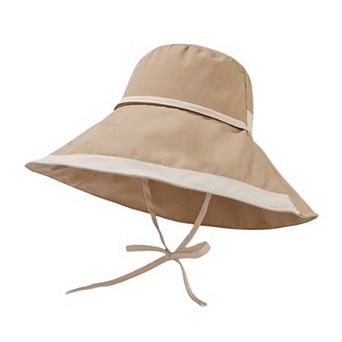 Women's Wide Brim Soft Sun Hat with Tie Strap Lightweight Casual Headwear