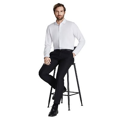 best wrinkle free dress shirts Wrinkle-Free Shirt White | For Occasions When You Can't Untuck day comfort without sacrificing polish Christopher Morris Mens Blue 100%