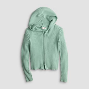 Girls 7-16 SO® Two-Way Zip Hoodie