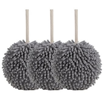 Microfiber Chenille Cleaning Sponges 3 pc Set Reusable Absorbent Household Scrubbing Pads