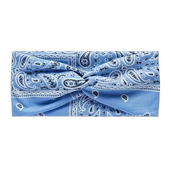 Women's Fashion Paisley Headbands Boho Style Moisture-Wicking Quick-Dry Elastic Sweat Hairband