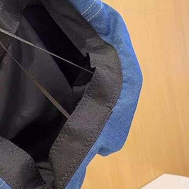 Women's Floral Denim Beret Hat Soft Structured Fashion Cap