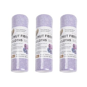 Cleaning Cloths 3 pc Set Reusable Absorbent Kitchen Dish and Surface Cleaning Cloths