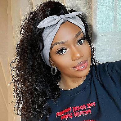 Women's Fashion Bow Headbands Solid Color Moisture-Wicking Quick-Dry Elastic Sweat Hairbands