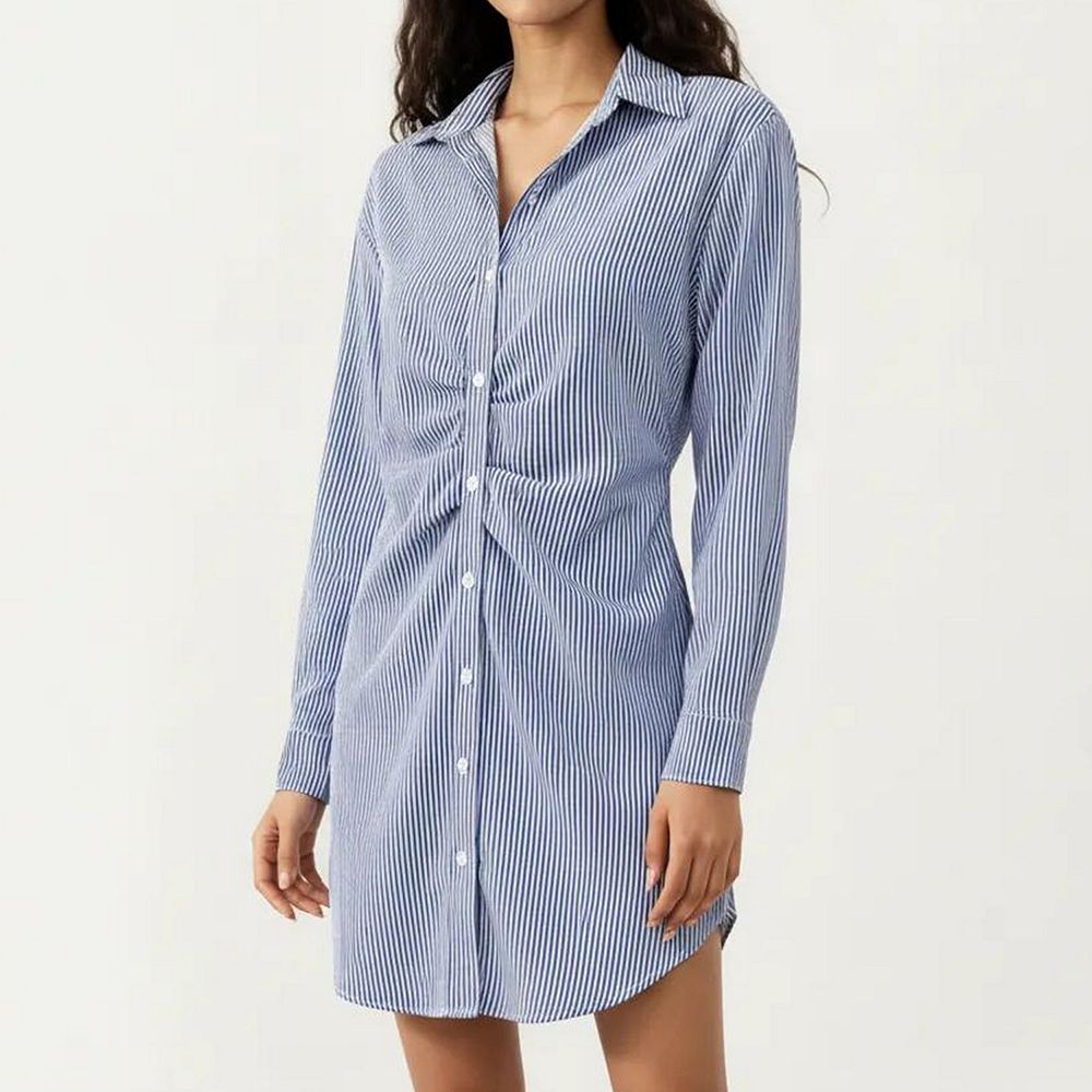 mini fit and flare dress Blue Mirae 6-Drawer Curved Dresser size:9 12.31.25
