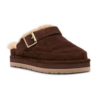 madden girl Graham-F Women's Slip-On Mules With Buckle Accent